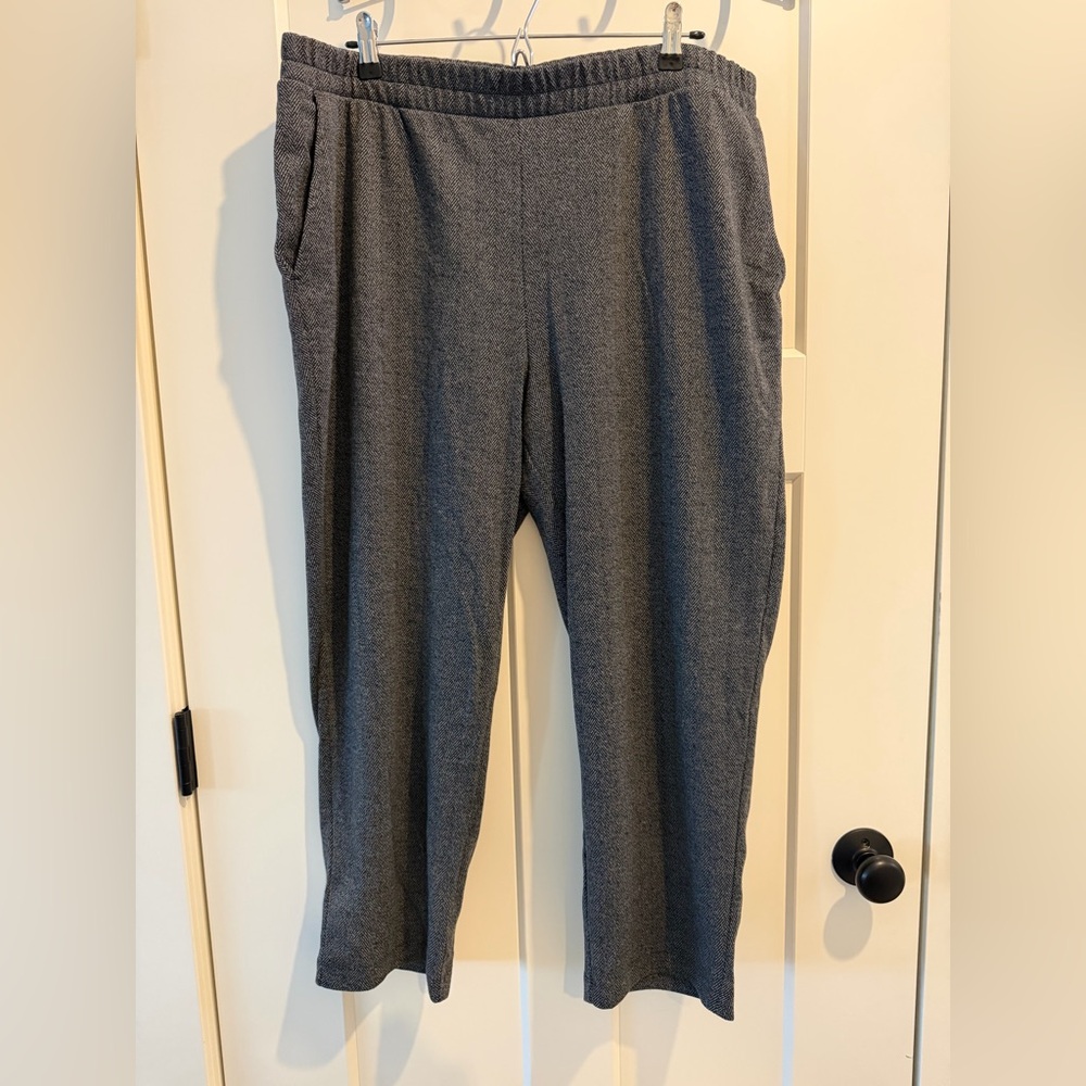 A New Day Charcoal Herringbone Ankle Pants